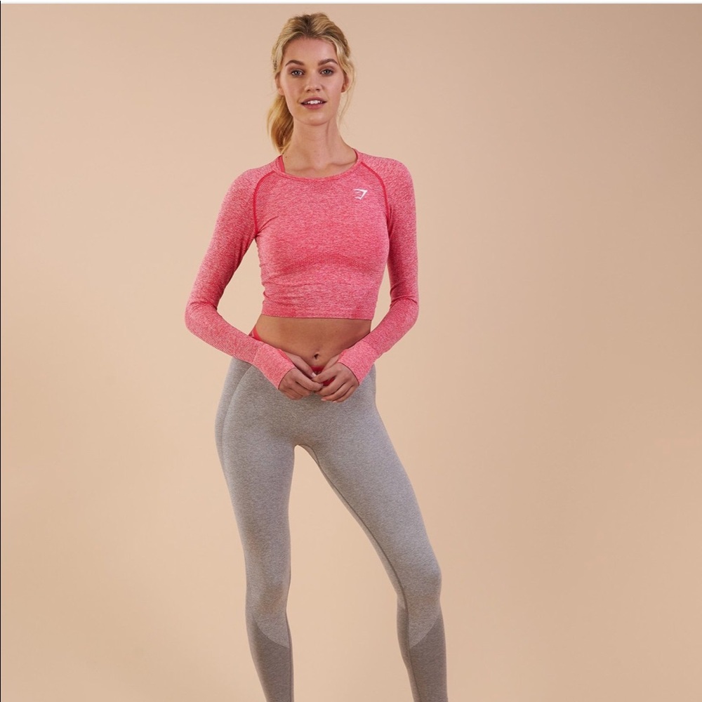 Seamless Long Sleeve Crop Top NWOT